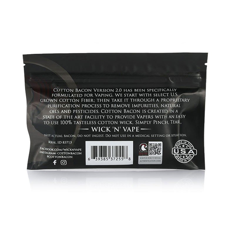 Organic Cotton Bacon V2 by Wick 'N' Vape