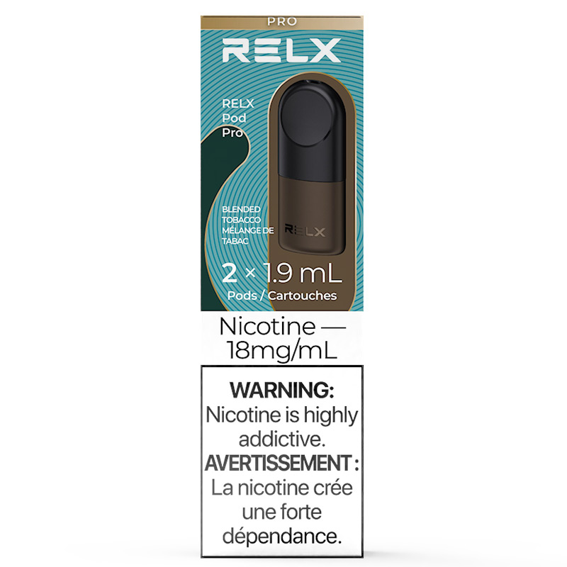 RELX Pro Pods: Blended Tobacco (2pk)