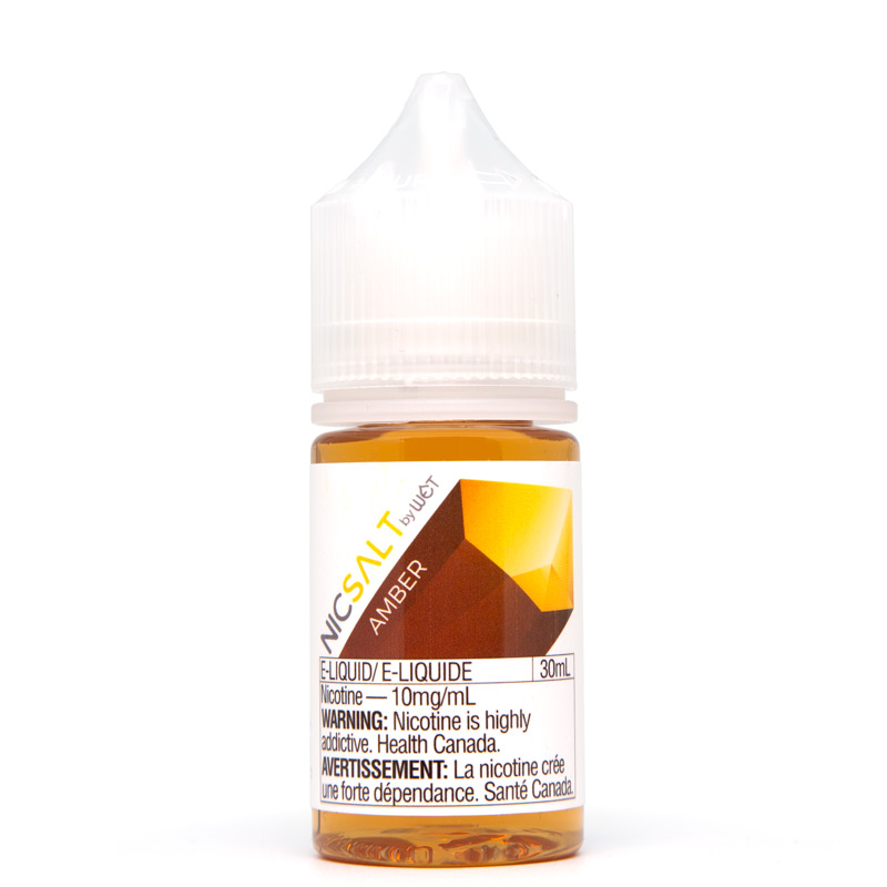 Amber Nic Salt E-liquid - WET (30mL)