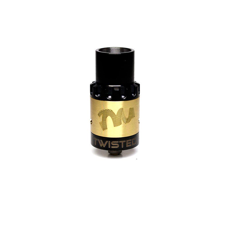 Twisted Messes Authentic Black & Gold RDA by CompVape