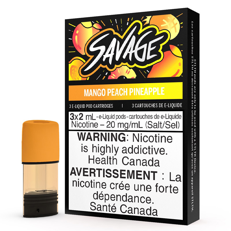 STLTH Pods - Savage: Mango Peach Pineapple (3pk)