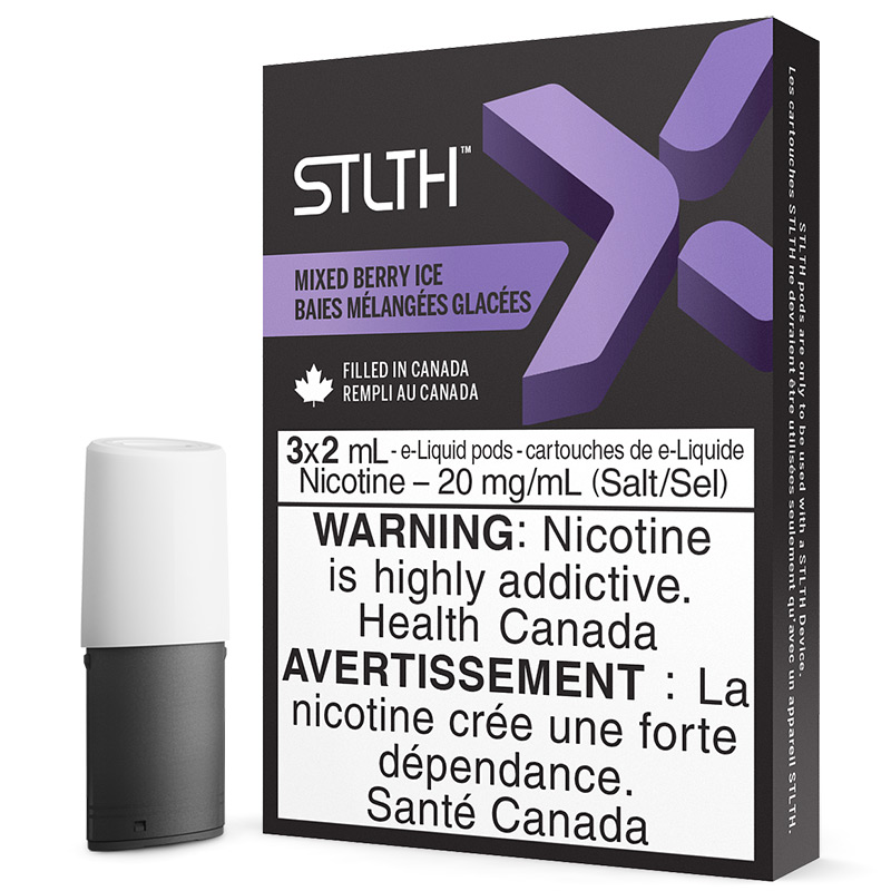 STLTH X Pods: Mixed Berry Ice (3pk)