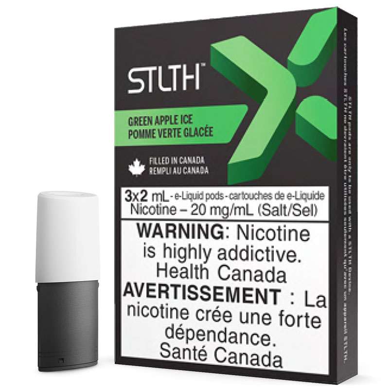 STLTH X Pods: Green Apple Ice (3pk)