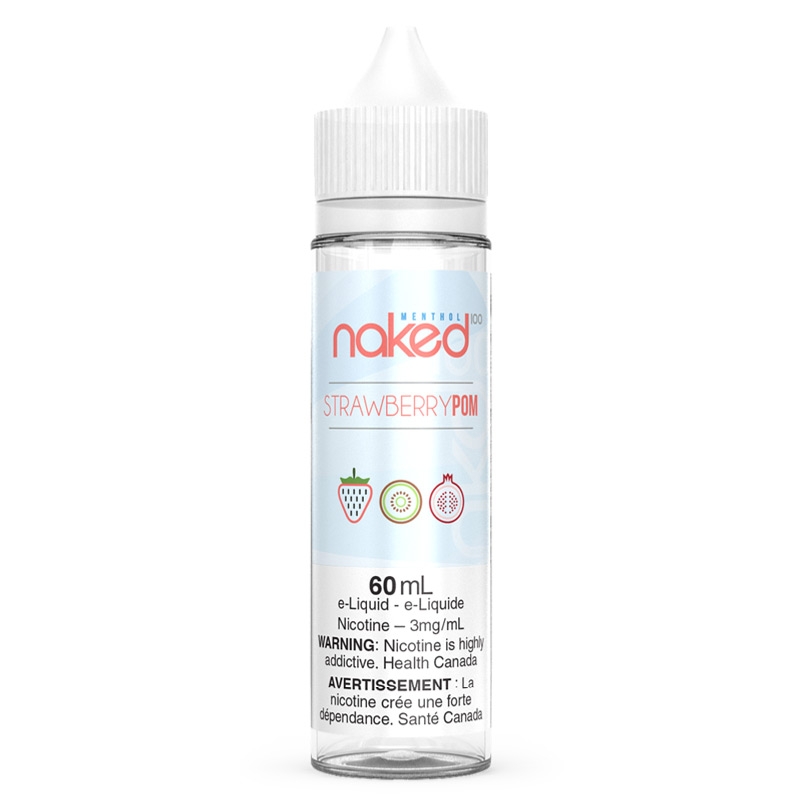 Strawberry Pom (Brain Freeze) E-liquid - Naked 100 (60mL)