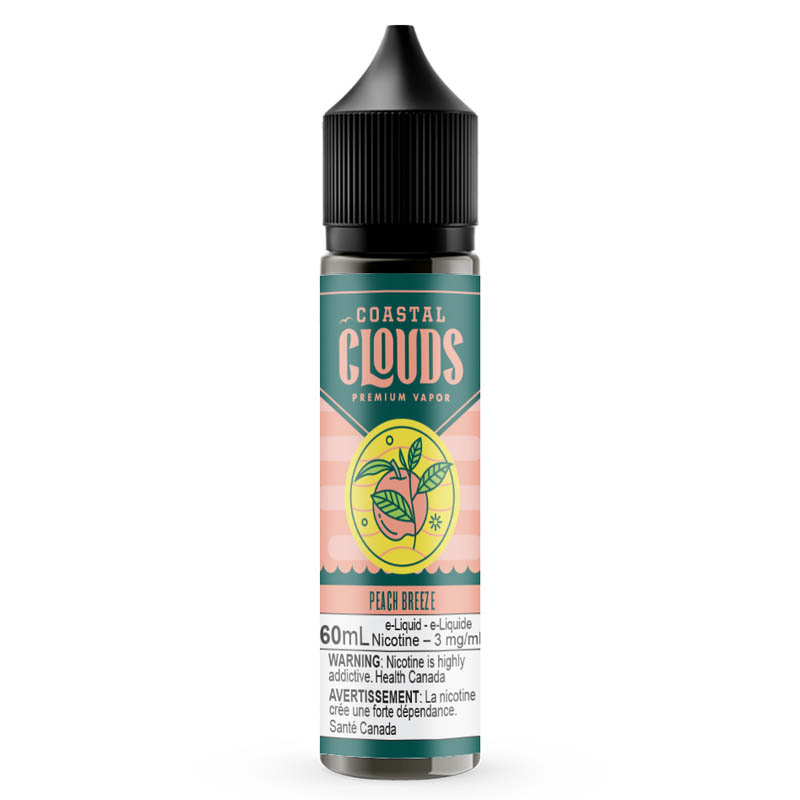 Peach Breeze E-Liquid - Coastal Clouds (60mL)