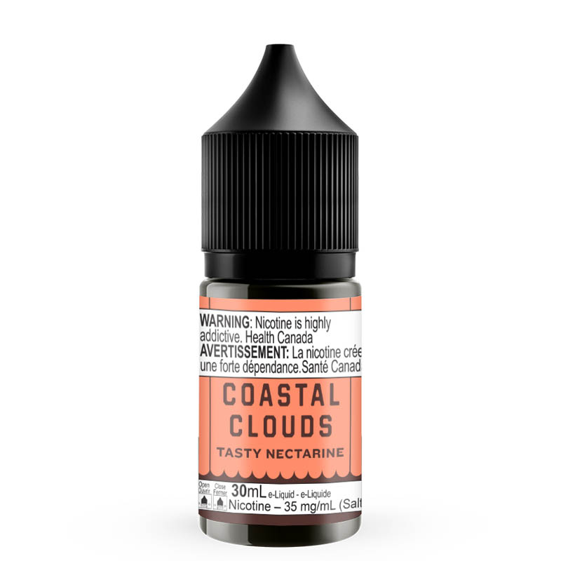 Tasty Nectarine Nic Salts - Coastal Clouds (30mL)