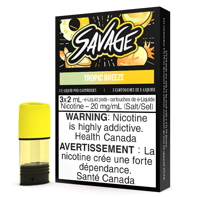 STLTH Pods - Savage: Tropic Breeze (3pk)