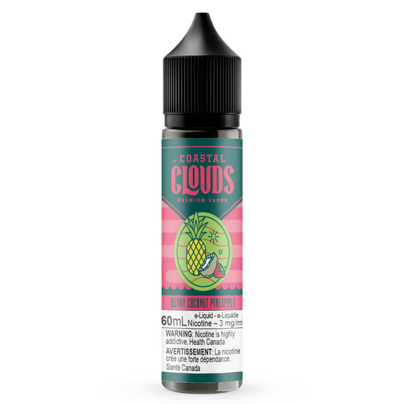 Berry Coconut Pineapple E-Liquid - Coastal Clouds (60mL)