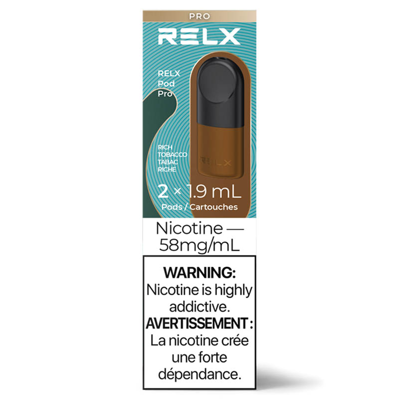 RELX Pro Pods: Rich Tobacco (2pk)