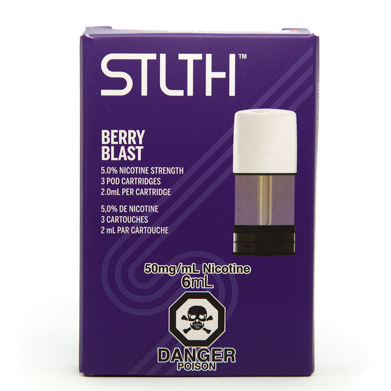 STLTH Pods: Berry Blast (3 x 2mL) 5%(50mg/mL)