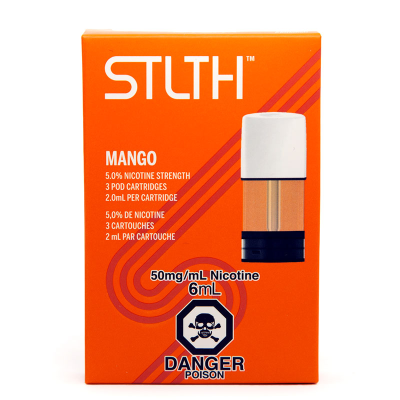 STLTH Pods: Mango (3 x 2mL) 5%(50mg/mL)