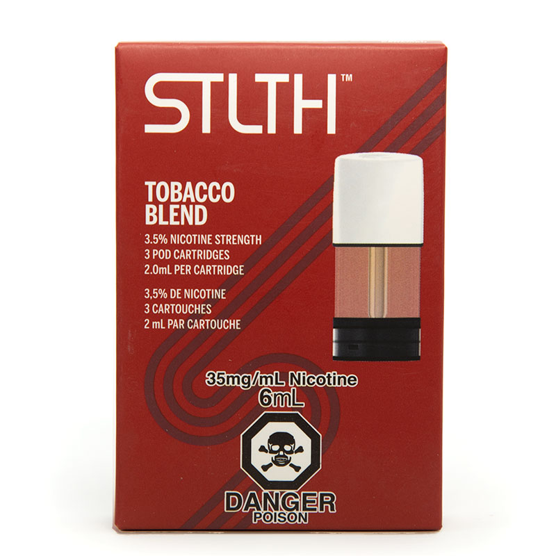 STLTH Pods: Tobacco Blend (3 x 2mL) 3.5%(35mg/mL)