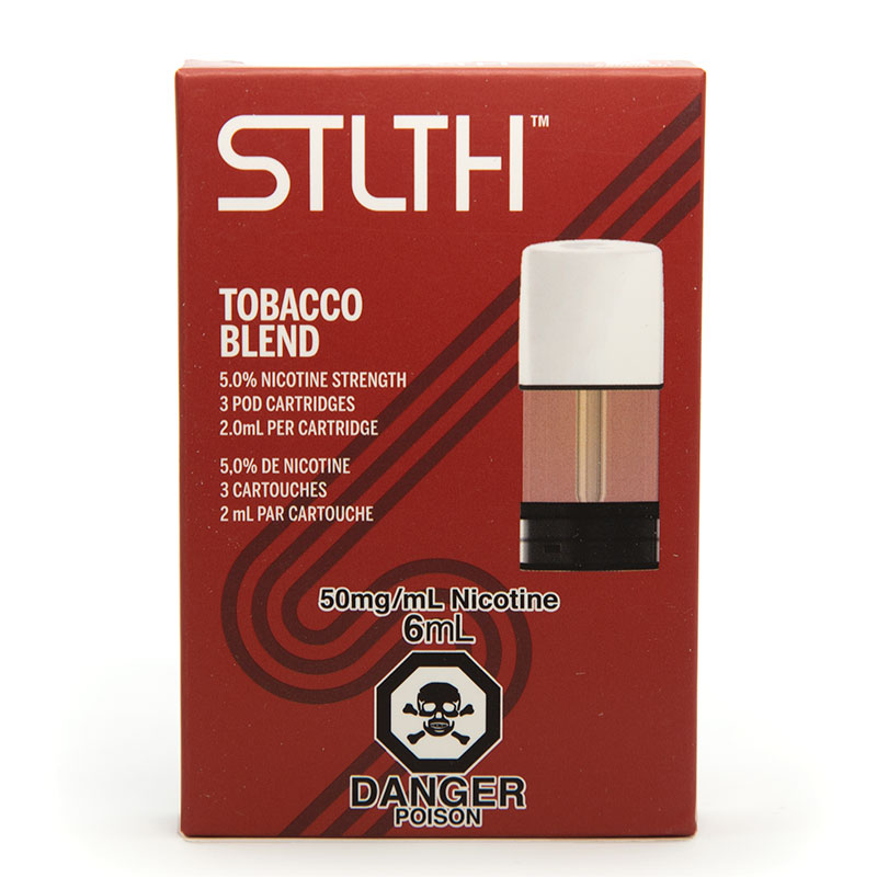 STLTH Pods: Tobacco Blend (3 x 2mL) 5%(50mg/mL)