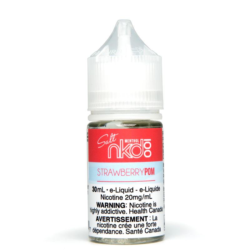 Strawberry Pom (Brain Freeze) Nic Salts - nkd 100: Menthol (30mL): 20mg/mL