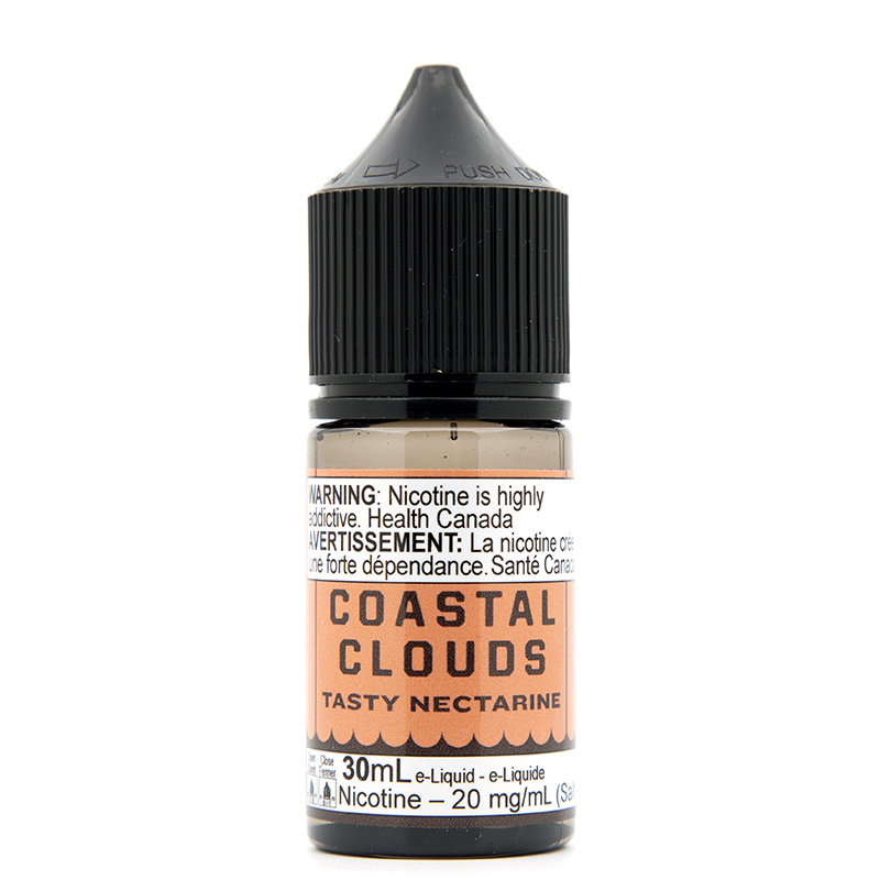 Tasty Nectarine Salt Nicotine - Coastal Clouds (30mL): 20mg/mL