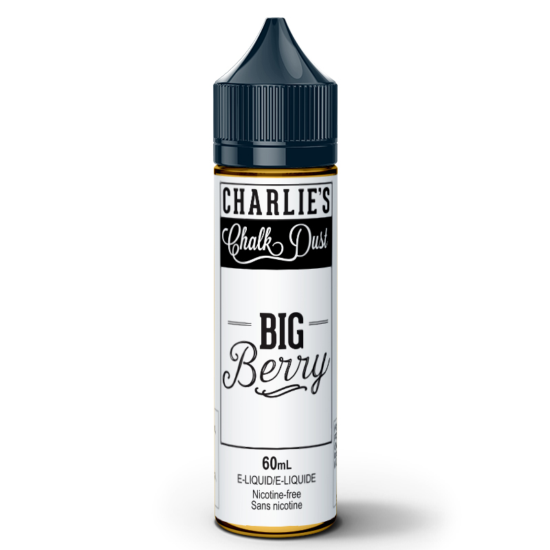 Big Berry E-Liquid - Charlie's Chalk Dust (60mL): 0mg/mL