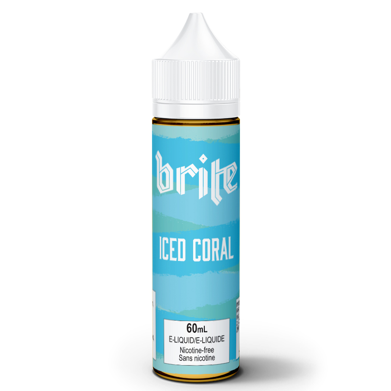 Iced Coral E-Liquid - Brite (60mL): 0mg/mL