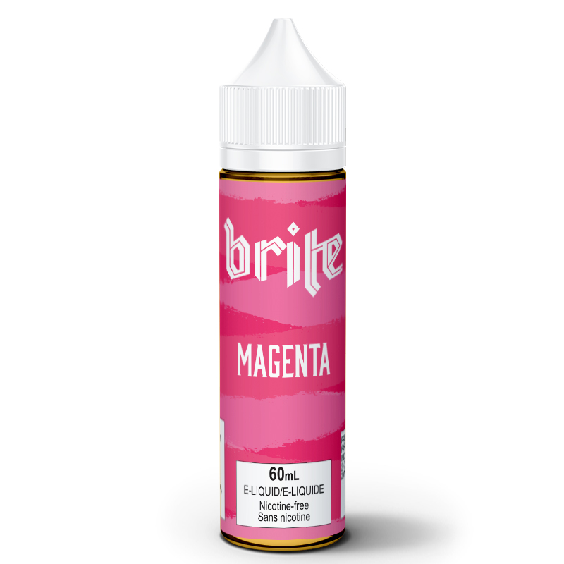 Magenta E-Liquid - Brite (60mL): 0mg/mL