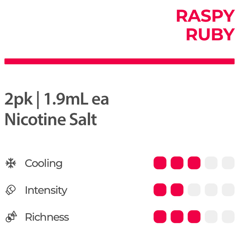 RELX Pro Pods: Raspy Ruby (2pk)