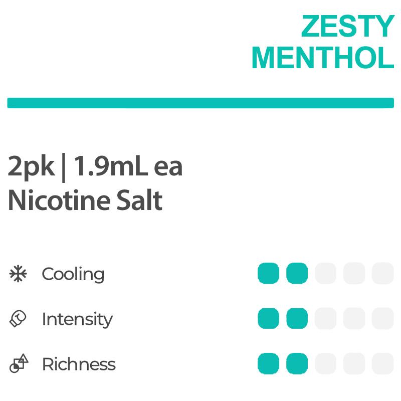 RELX Pro Pods: Zesty Menthol (2pk)