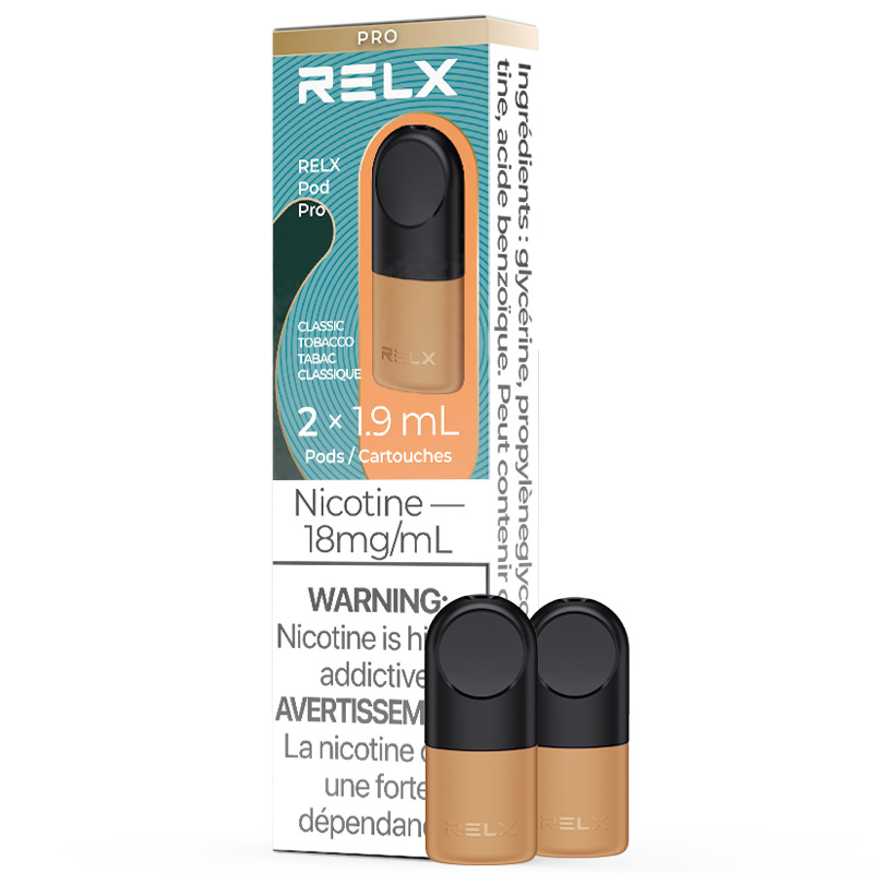 RELX Pro Pods: Classic Tobacco (2pk)
