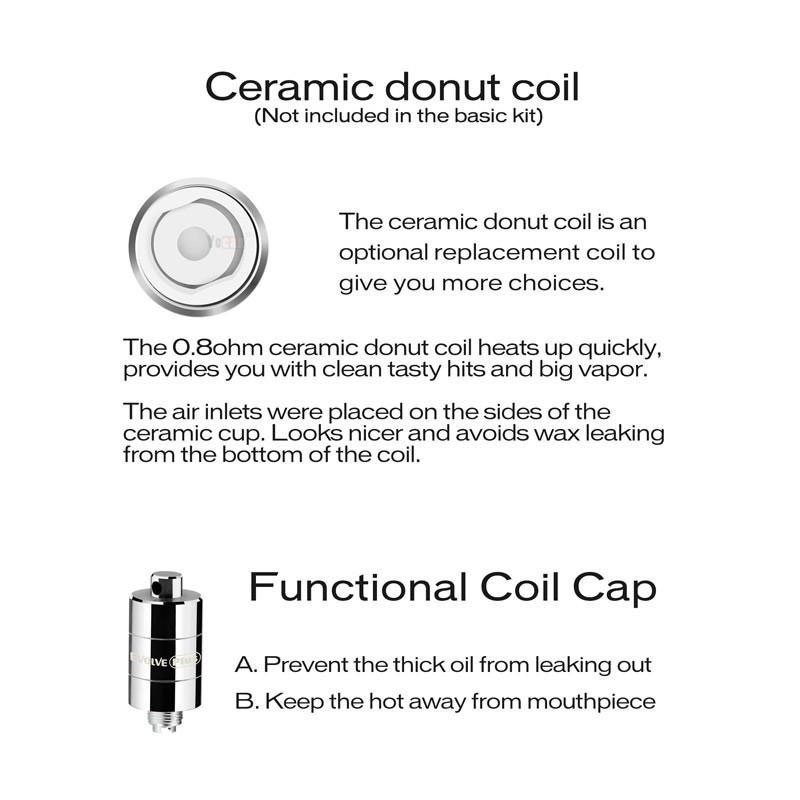 Yocan Evolve Plus Ceramic Donut Coils - 0.8ohm